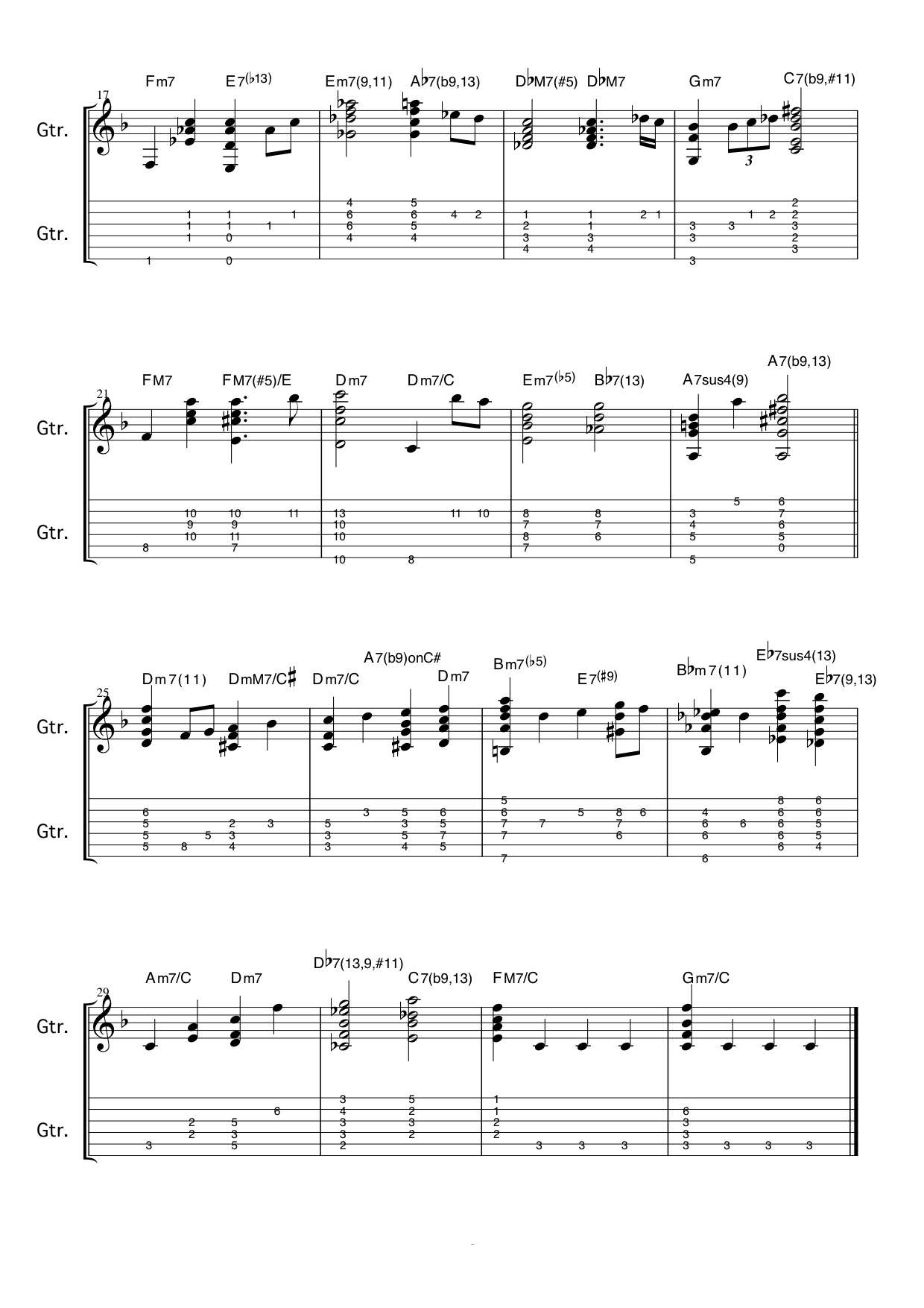 【JazzLab】Lament…(譜面あり) Jazz Guitarist "Jun Satsuma" Official site